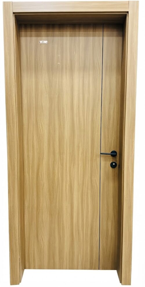 PVC DOOR TN-1008 80*200 W.ARCHITRAVE +HINGE+LOCK