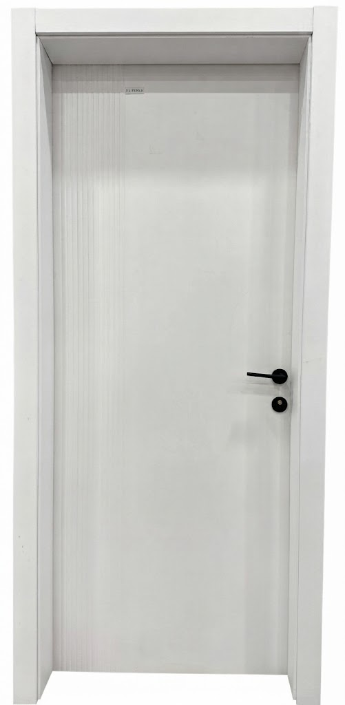 PVC DOOR TN-1010 80*200 W.ARCHITRAVE +HINGE+LOCK