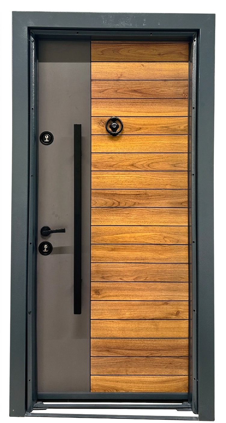 STEEL DOOR FL-050 90*200CM RIGHT