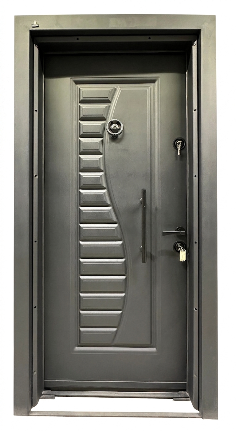 STEEL DOOR M-3611 90*200CM LEFT
