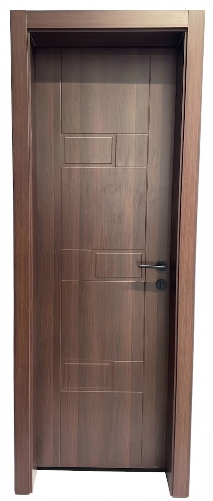 PVC DOOR TN-P059 65*200 W.ARCHITRAVE+HINGE