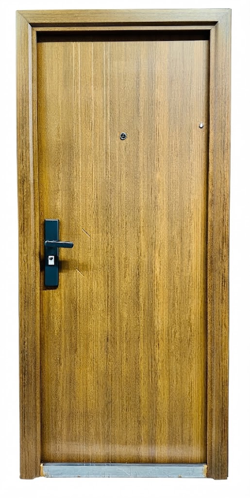 STEEL DOOR TN-G498 90*205 BROWN RIGHT