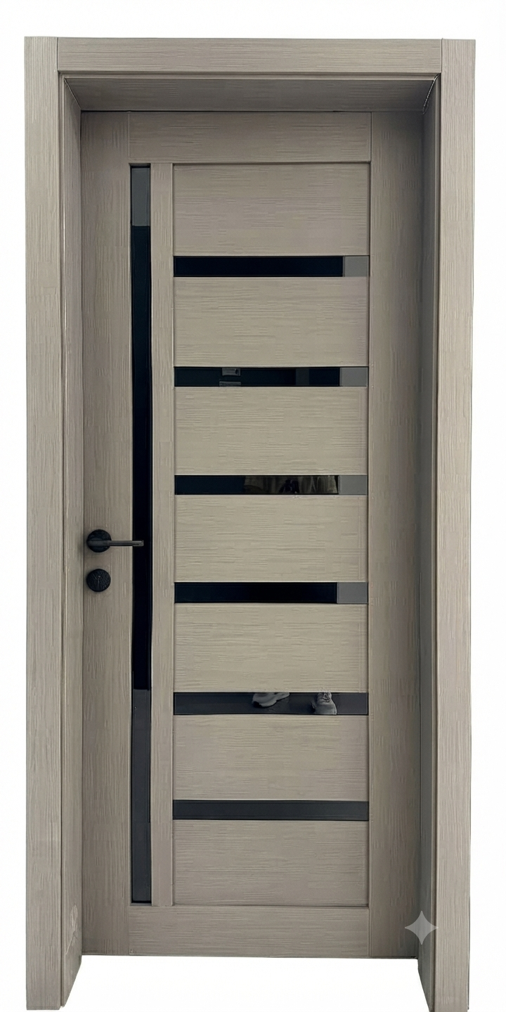 PVC DOOR TN-PJ919 80*200 W.ARCHITRAVE+HINGE