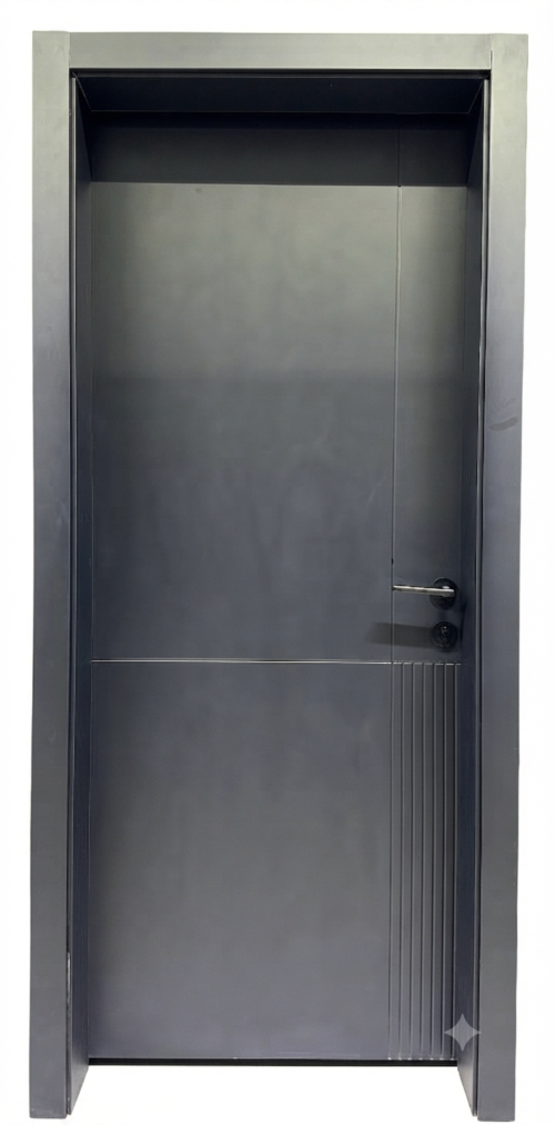 PVC DOOR TN-1200 80*200 W.ARCHITRAVE +HINGE+LOCK